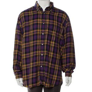 Size XL - Paul & Shark Plaid Long Sleeve Cotton Shirt